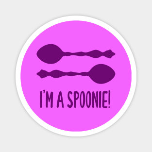 I'm A Spoonie! (Pink) Magnet